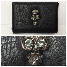 Damen luxus portmonee - portmonee, skull