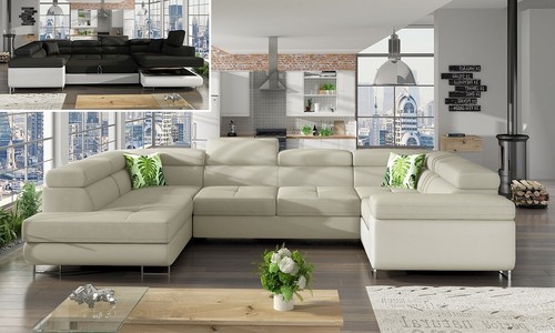 Ecksofa lotus form mit - ecksofa,