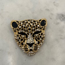 Jaguar Leopard Brooch Pin