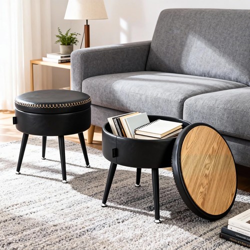 Sitzhocker mit stauraum - sitzhocker,
