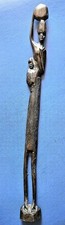 Alte Afrikanische Skulptur, Frau mit  Kind, Ebenholz, handgeschnitzt 37,5 cm