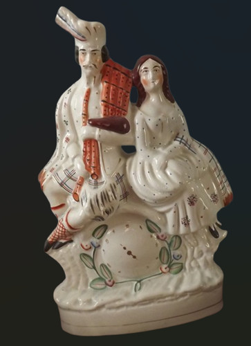 Antike staffordshire figur - antike,