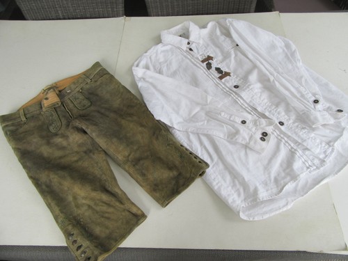 Kurze lederhose wildleder gr - ,