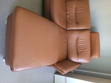 Ledercouch Sofa Sitzgarnitur mit Canape und Bettfunktion