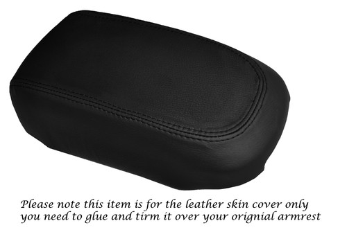 Schwarz naht leder - leder, armlehne