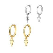 925 Silber Creolen mit