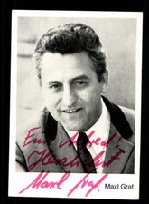 Maxl Graf Autogrammkarte