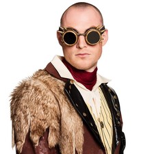 Partybrille Cyberpunk Kupfer