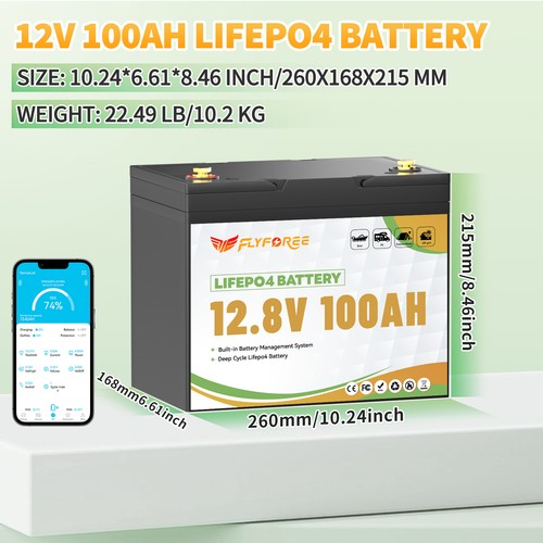 Lithium batterie 12v 100ah - batterie,