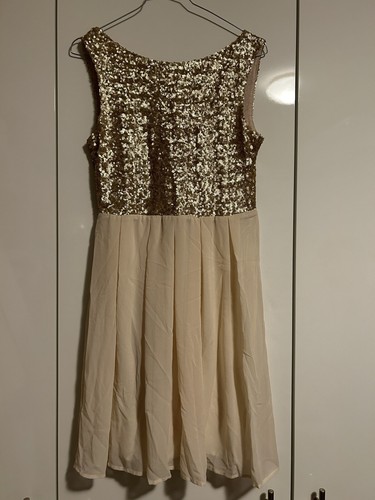 Abendkleid gold - abendkleid, m