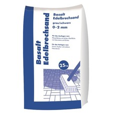 Hamann Basalt Edelbrechsand 0-2mm Fugensand Basaltsplitt feiner Sand 25 kg