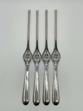 4er Set Vintage Edelstahl