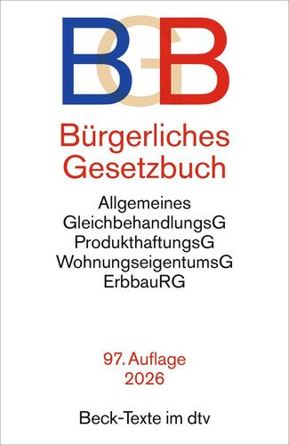 Bürgerliches gesetzbuch bgb - bürgerliches,