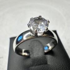 Edelstahlring versilbert