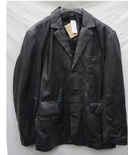 Lammnappa Ledersakko schwarz