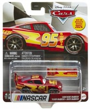Lightning McQueen NASCAR Flash Disney Cars 1:55 Mattel Die-cast Auto Metall Neu