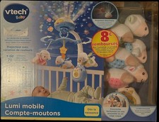 VTECH Lullaby Lambs Mobile mit Musik Melodien & Nachtlicht Sternhimmel  NEU &OVP