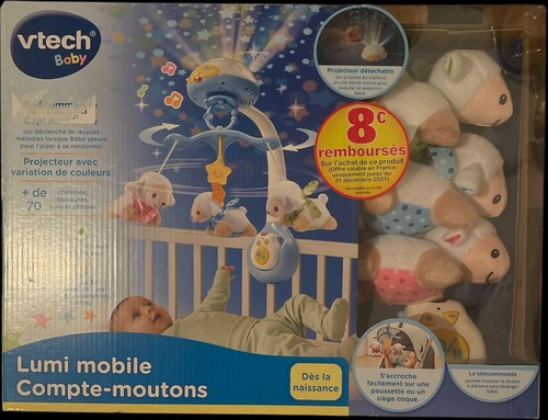 Vtech lullaby lambs mobile mit - lullaby,