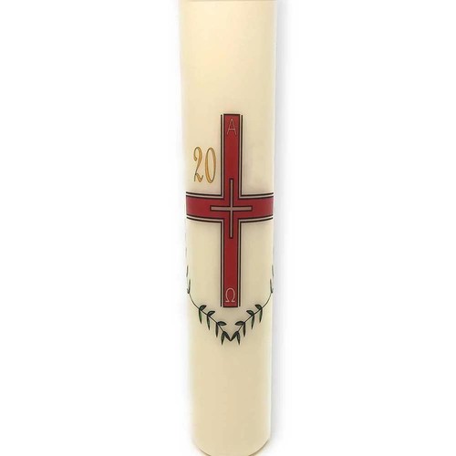 Osterkerze transfer kreuz - transfer, mit