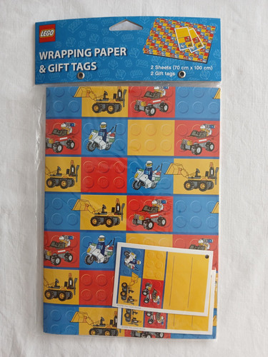 Lego wrapping paper - lego,