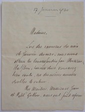 Autogramm Olivier MESSIAEN