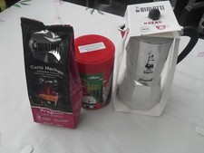 Bialetti Break 6 Tassen 250ml Espresso / Mokkakocher Alu + Kaffee