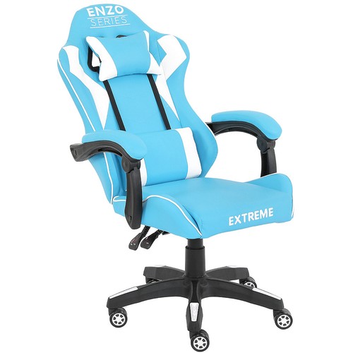 Gamingstuhl enzo blue white - enzo, blue/white