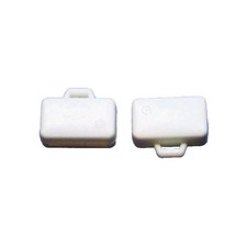 2 x KOFFER WEISS PLAYMOBIL
