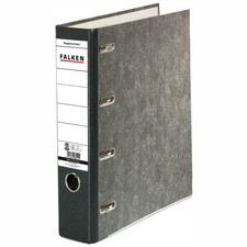 FALKEN Doppelordner Bankordner 75mm 2 x A5 quer schwarz