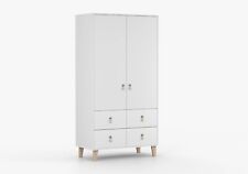 Drehtürenschrank Schrank mit Schubladen Kleiderschrank FIGO 06 150 cm