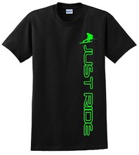 Just Ride Ski Wasser T Shirt Wake Board Skate Boot Seil Weste Vertikal