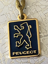 Auflösung, Schlüsselanhänger Sammlung Rarität edler blauer Peugeot Anhänger 90er
