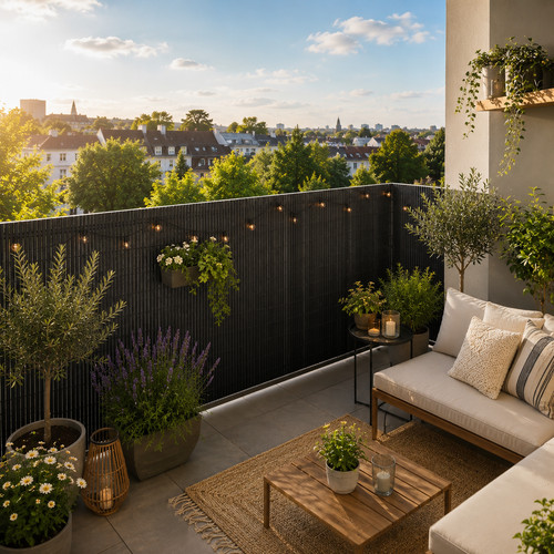 Pvc sichtschutzmatte balkon - sichtschutzmatte,