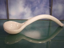 Suppen Saucen Schöpf Kelle Porzellan/Keramik ANTIK klein