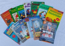 Bastelhefte Konvolut-bunt gemischt insgesamt 13 verschiedene Bastelhefte
