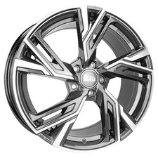 1x MAM WHEELS MAM RS5 palladium front polished 8.5Jx19 5x108 ET45