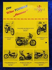 Tornax RX 80 RX 25 M1 TS 25 SS 80 TS 80 Prospekt 9.1982 gelocht