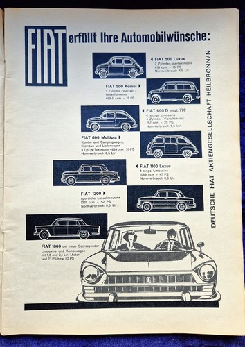 Originale fiat werbung - originale,