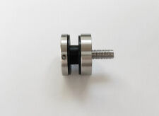 Edelstahl Punkthalter Glashalter Ø 30 mm Anschluss flach für Glas 6-12,76 mm V2A