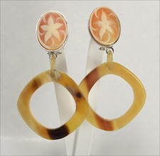 925 Silver Cameo Coral