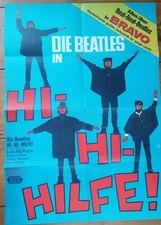 Orig. Werbeplakat THE BEATLES - HI- HI- HILFE - Bravo 