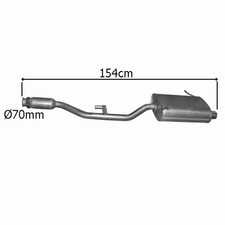 Endtopf Auspuff für BMW Z3
