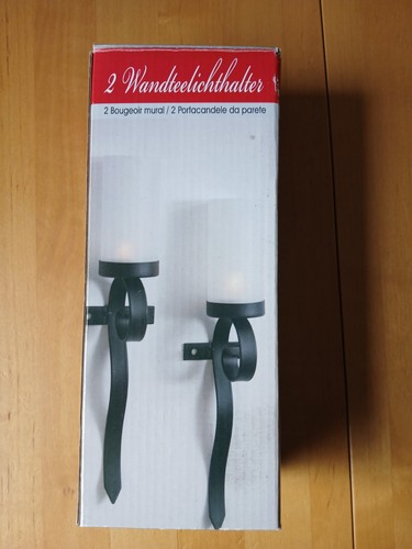 2er set wandkerzenhalter - set,