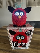 Furby Hasbro 2012 Gebraucht Rot Schwarz mit OVP Guter Zustand