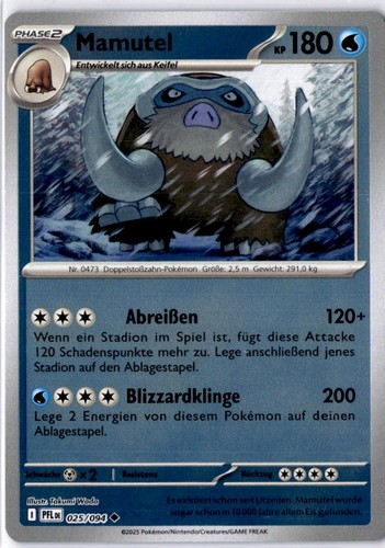 Pokemon mamutel 025 094 - 025/094,
