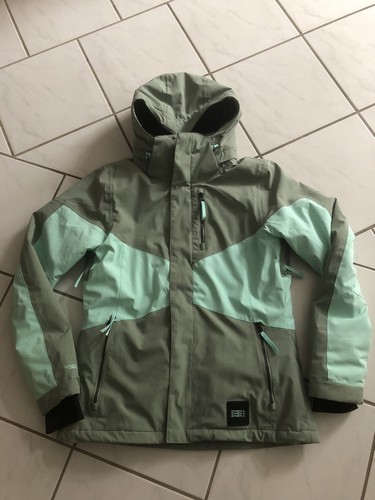Grüne damen skijacke - damen-skijacke, mit