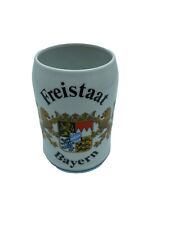 Freistaat Bayern Bierkrug Wappen 0,5L Sammlerstück für Liebhaber & Tradition