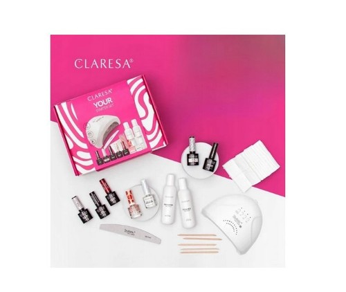 Claresa nagelstart set - claresa, uv