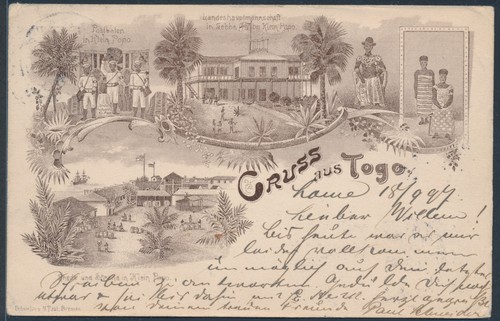 Togo litho gruss - gruss, aus