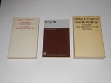 Niklas Luhmann - 3 Bücher -